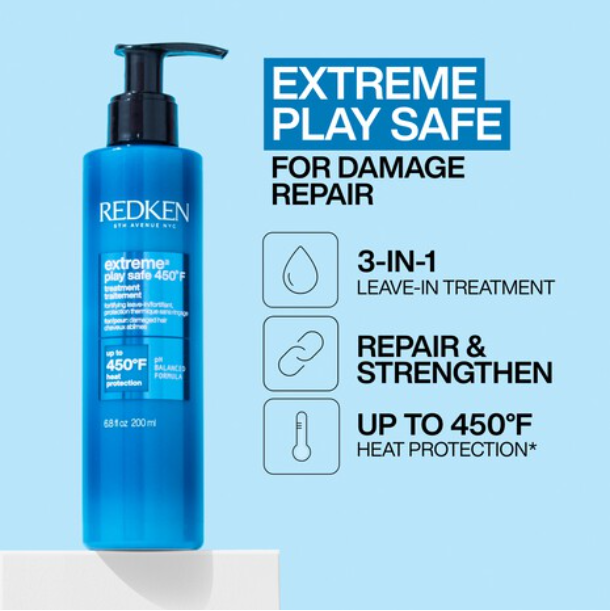 Extreme Play Safe 450°F Heat Protectant 200ml